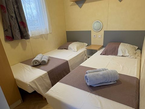 Mobilhome 4/5 personnes - Lucky 26 m² - 2 chambres - TV