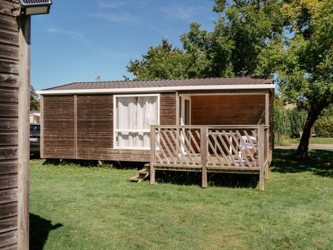 MOBILHOME 4 personnes - Confort 22m² - 2 chambres - Terrasse semi-couverte - TV - lave-vaisselle