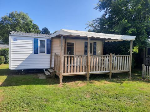 MOBILHOME 4 personnes - Confort 28m² - 2 chambres - Terrasse couverte - TV - lave-vaisselle