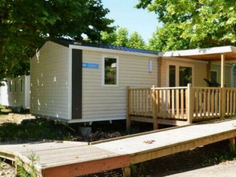 MOBILHOME 4 personnes - Classique 2 chambres 4.  PMR ( Personnes à mobilité réduite prioritairement)