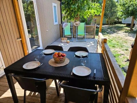 MOBILHOME 4 personnes - Mobil-Home Premium 3 Pièces 4 Personnes Climatisé + TV