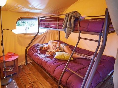 TENTE TOILE ET BOIS 5 personnes - Bali