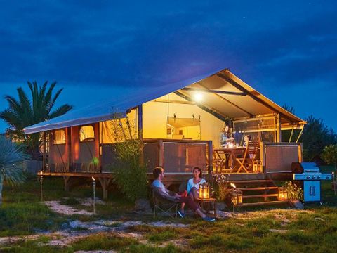 TENTE TOILE ET BOIS 5 personnes - Bali