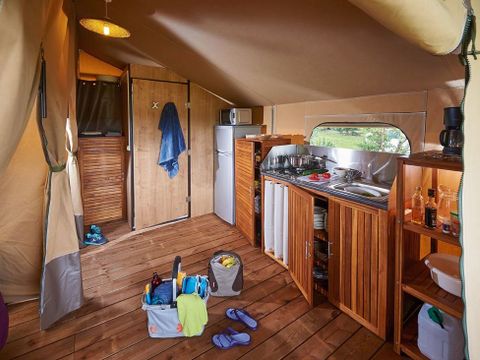 TENTE TOILE ET BOIS 5 personnes - Bali