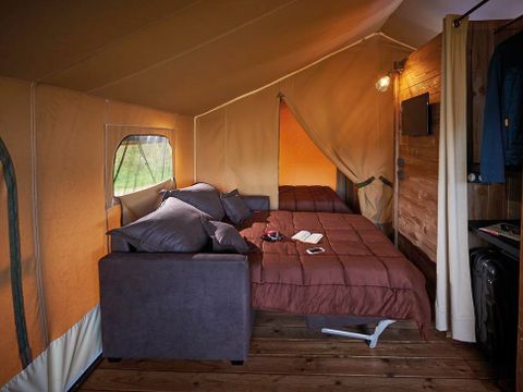 TENTE TOILE ET BOIS 7 personnes - kenya