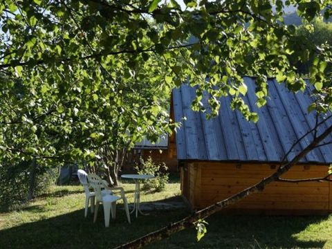 HÉBERGEMENT INSOLITE 2 personnes - CHALET TRAPPEUR MARMOTTE 5 m²