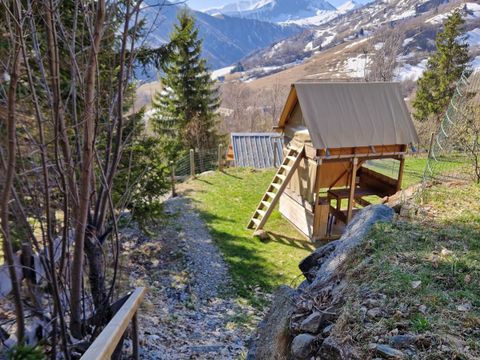 HÉBERGEMENT INSOLITE 2 personnes - CHALET TRAPPEUR BIVOUAC CHEVREUIL 5 m²