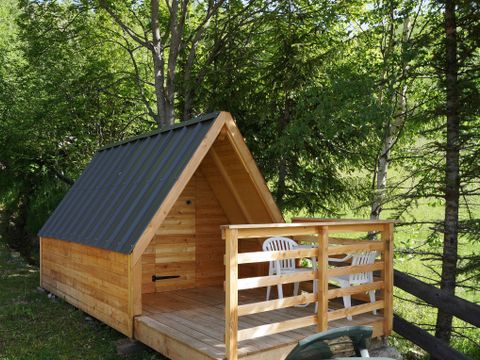 Hébergement 2 personnes - Hutte MARMOTTE - Pas de cuisine, pas de sanitaires (ni WC, ni salle de bain)