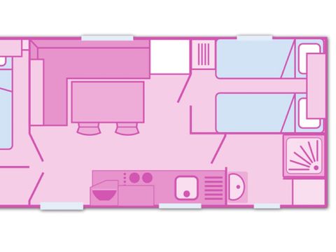 MOBILHOME 6 personnes