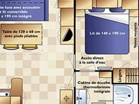 MOBILHOME 5 personnes - Super Mercure