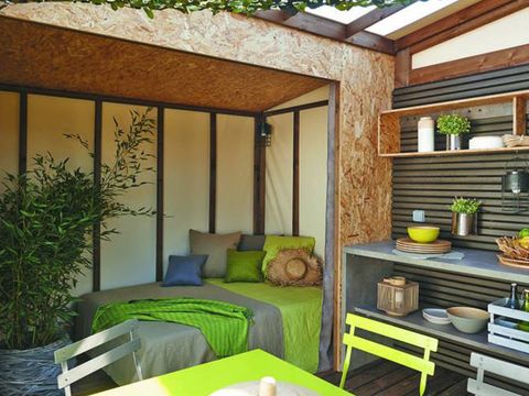 Bungalow toilé 4 personnes - Tente Maori, sans sanitaires
