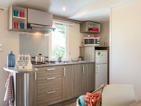 MOBILHOME 6 personnes - Comfort XL | 2 Ch. | 4/6 Pers. | Terrasse surélevée | Clim.