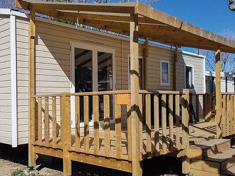 Mobilhome 6 personnes - Mobil-home | Premium Azure | 3 Ch. | 6 Pers. | Terrasse surélevée | Clim.