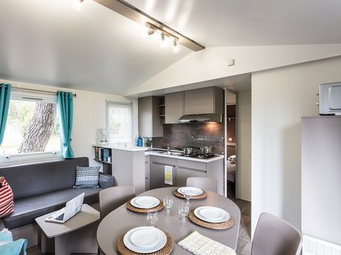 Mobilhome 6 personnes - Mobil-home | Premium Azure | 3 Ch. | 6 Pers. | Terrasse surélevée | Clim.