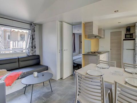 Mobilhome 6 personnes - Mobil-home | Comfort | 2 Ch. | 4/6 Pers. | Terrasse surélevée | Clim.