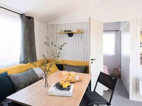 Mobilhome 6 personnes - Mobil Home Confort Plus 4 Pièces 6 Personnes + TV