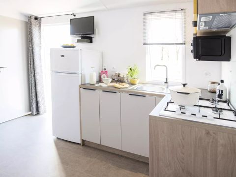 Mobilhome 6 personnes - Mobil Home Confort Plus 4 Pièces 6 Personnes + TV