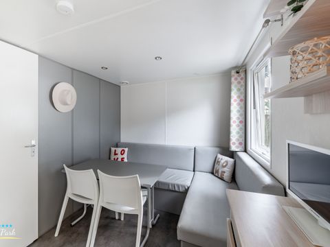 MOBILHOME 2 personnes - Mobil-home Confort 18,60 m² (1 chambre) + terrasse bois semi-couverte