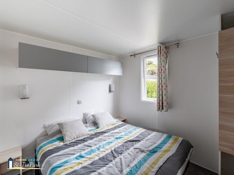 MOBILHOME 2 personnes - Mobil-home Confort 18,60 m² (1 chambre) + terrasse bois semi-couverte