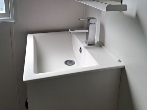 MOBILHOME 2 personnes - Mobil-home Confort 18,60 m² (1 chambre) + terrasse bois semi-couverte