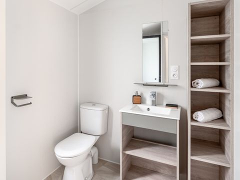 MOBILHOME 2 personnes - Mobil-home Premium 19m² (1 chambre) + Lave-vaisselle + Terrasse semi-couverte 11m²