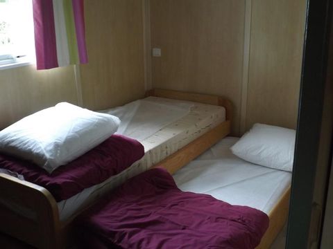 CHALET 4 personnes - Chalet Premium 32m² (2 chambres) réservé aux personnes à mobilité réduite avec climatisation