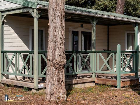 CHALET 4 personnes - Chalet Premium 32m² (2 chambres) réservé aux personnes à mobilité réduite avec climatisation