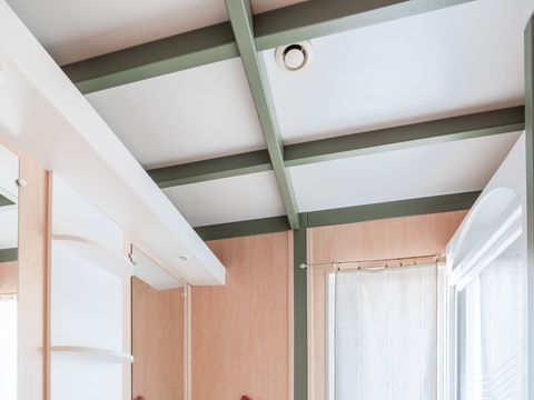 CHALET 6 personnes - Chalet Premium 46m² (3 chambres) + Climatisation + Lave-vaisselle + Terrasse couverte