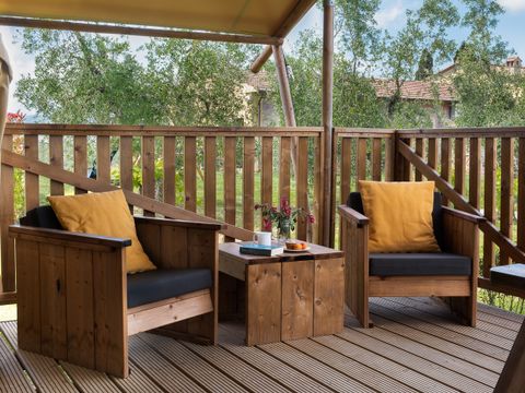 LODGE 4 personnes - Tente Ecolodge Safari - Sanitaire + Cuisine