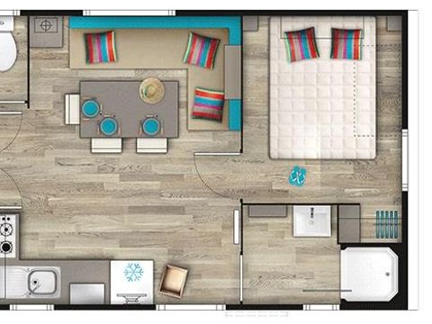 MOBILHOME 6 personnes - CONFORT PLUS 31m²