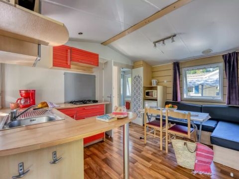 MOBILHOME 6 personnes - Mobil-Home Confort 3 Pièces 4/6 Personnes Côté Camping + TV