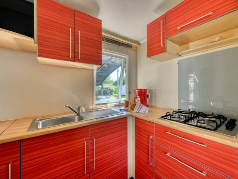 MOBILHOME 6 personnes - Mobil-Home Confort 3 Pièces 4/6 Personnes Côté Camping + TV