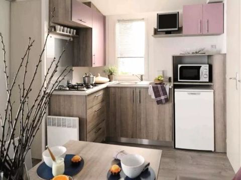 MOBILHOME 6 personnes - Mobil-Home Confort 3 Pièces 4/6 Personnes Côté Camping + TV