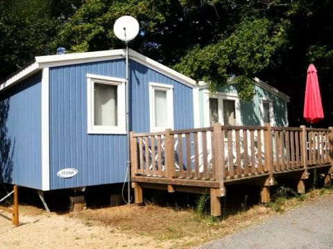 MOBILHOME 8 personnes - Mobil-Home Premium 4 Pièces 6/8 Personnes Côté Etang + TV