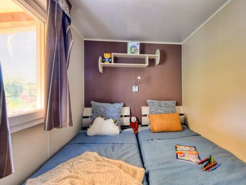 MOBILHOME 8 personnes - Mobil-Home Premium 4 Pièces 6/8 Personnes Côté Etang + TV