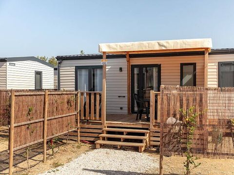 MOBILHOME 6 personnes - Comfort | 3 Ch. | 6 Pers. | Terrasse surélevée | Clim.
