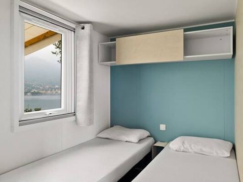 MOBILHOME 6 personnes - Comfort | 3 Ch. | 6 Pers. | Terrasse surélevée | Clim. | TV