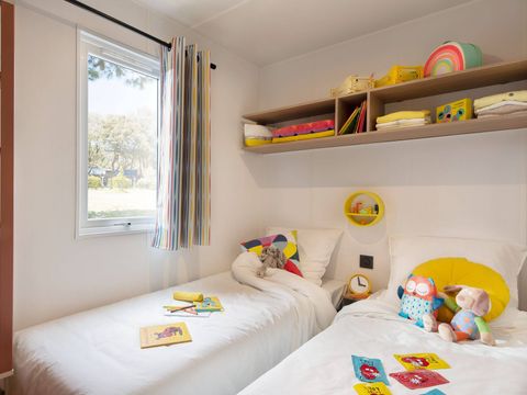 Mobilhome 6 personnes - Comfort | 3 Ch. | 6 Pers. | Terrasse surélevée | Clim. | TV