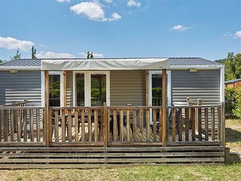 MOBILHOME 6 personnes - Comfort | 2 Ch. | 4/6 Pers. | Terrasse surélevée | Clim. | TV