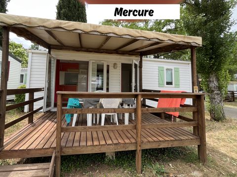Mobilhome 4 personnes - CONFORT - PLUS - 4 Mercure - 2 chambres - 30 m²