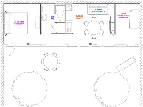GÎTE 6 personnes - Lodge Roches et Vallées