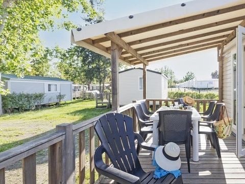 Mobilhome 6 personnes - Comfort | 3 Ch. | 6 Pers. | Terrasse surélevée | Clim.