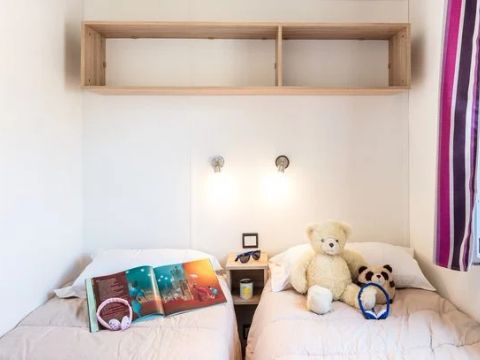 Mobilhome 6 personnes - Comfort | 3 Ch. | 6 Pers. | Terrasse surélevée | Clim.