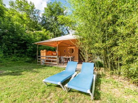 BUNGALOW TOILÉ 5 personnes - Grand Lodge 3 Pièces 5 Personnes