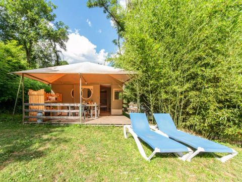 BUNGALOW TOILÉ 5 personnes - Grand Lodge 3 Pièces 5 Personnes