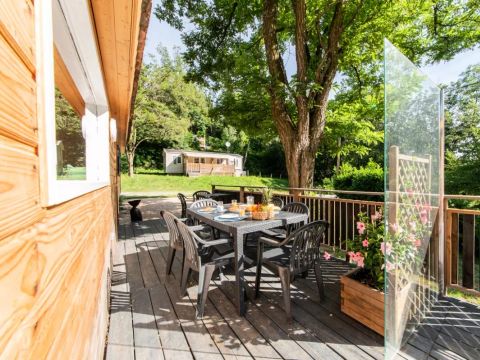 CHALET 10 personnes - Grand Chalet Spa 4 Pièces 8/10 Personnes Climatisé + TV