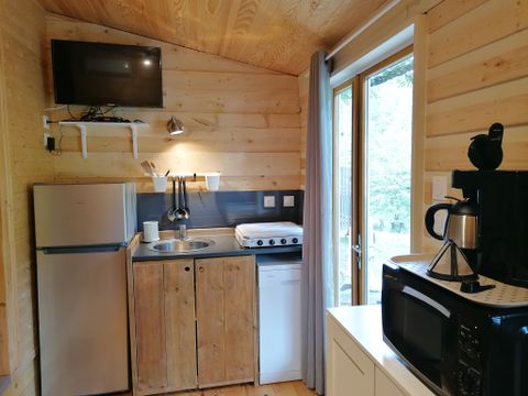 CHALET 5 personnes - Chalet avec Spa 5 places, climatisé, lave vaisselles et TV 5 pers