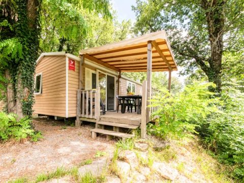 MOBILHOME 7 personnes - Cottage Confort 3 Pièces 5/7 Personnes + TV
