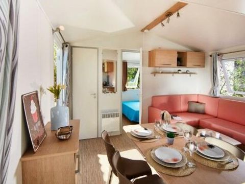 MOBILHOME 7 personnes - Cottage Confort 3 Pièces 5/7 Personnes + TV