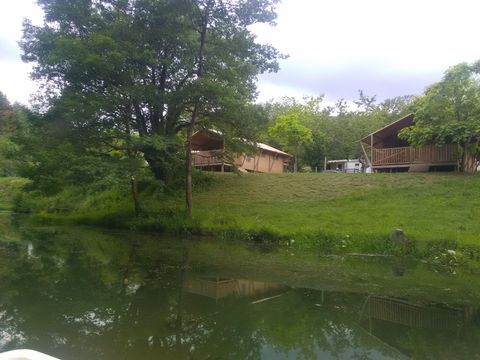Tente en toile et en bois 6 personnes - Tente Safari 6 places climatisé 6 pers
